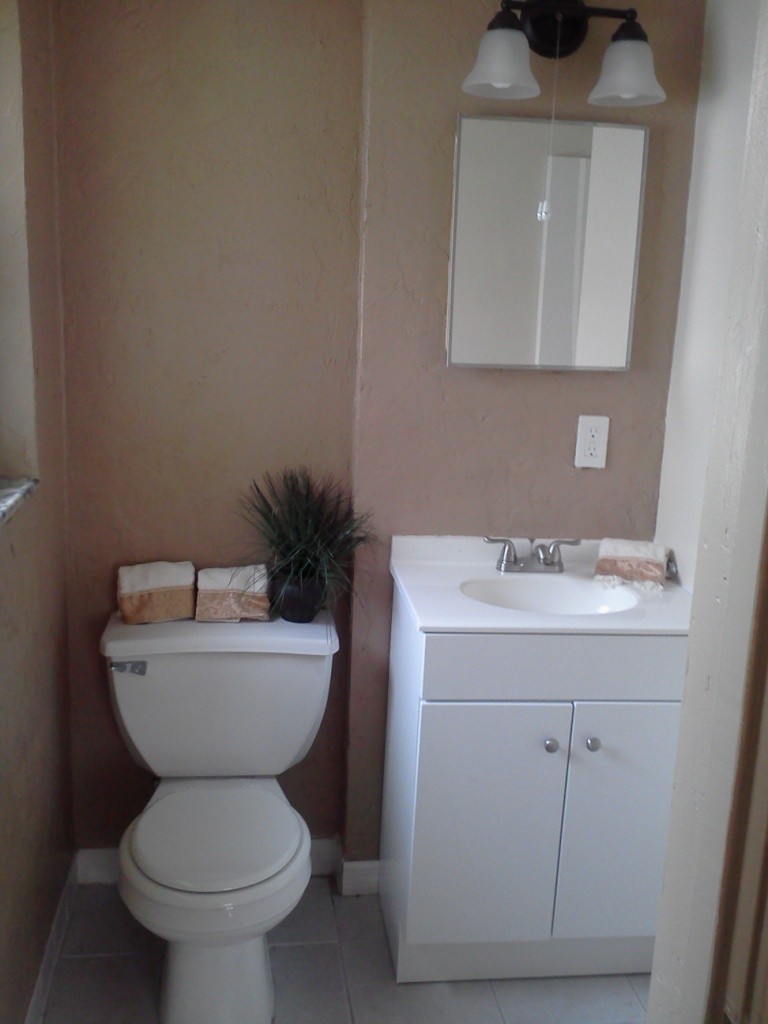 master bathroom new sink, cabinet, faucet