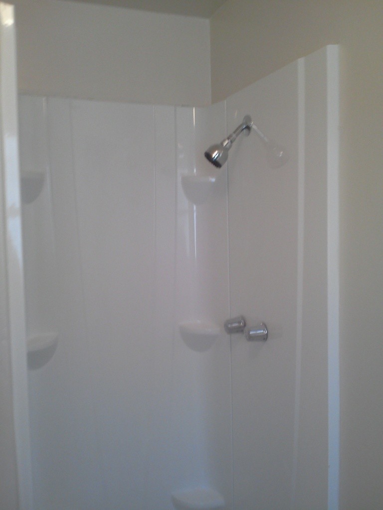 master bedroom new shower stall