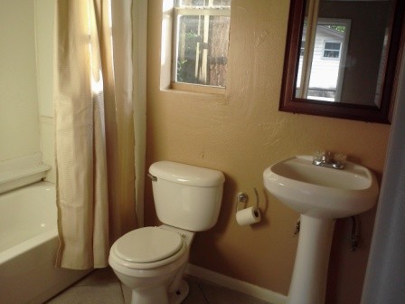bathroom in 2nd unit